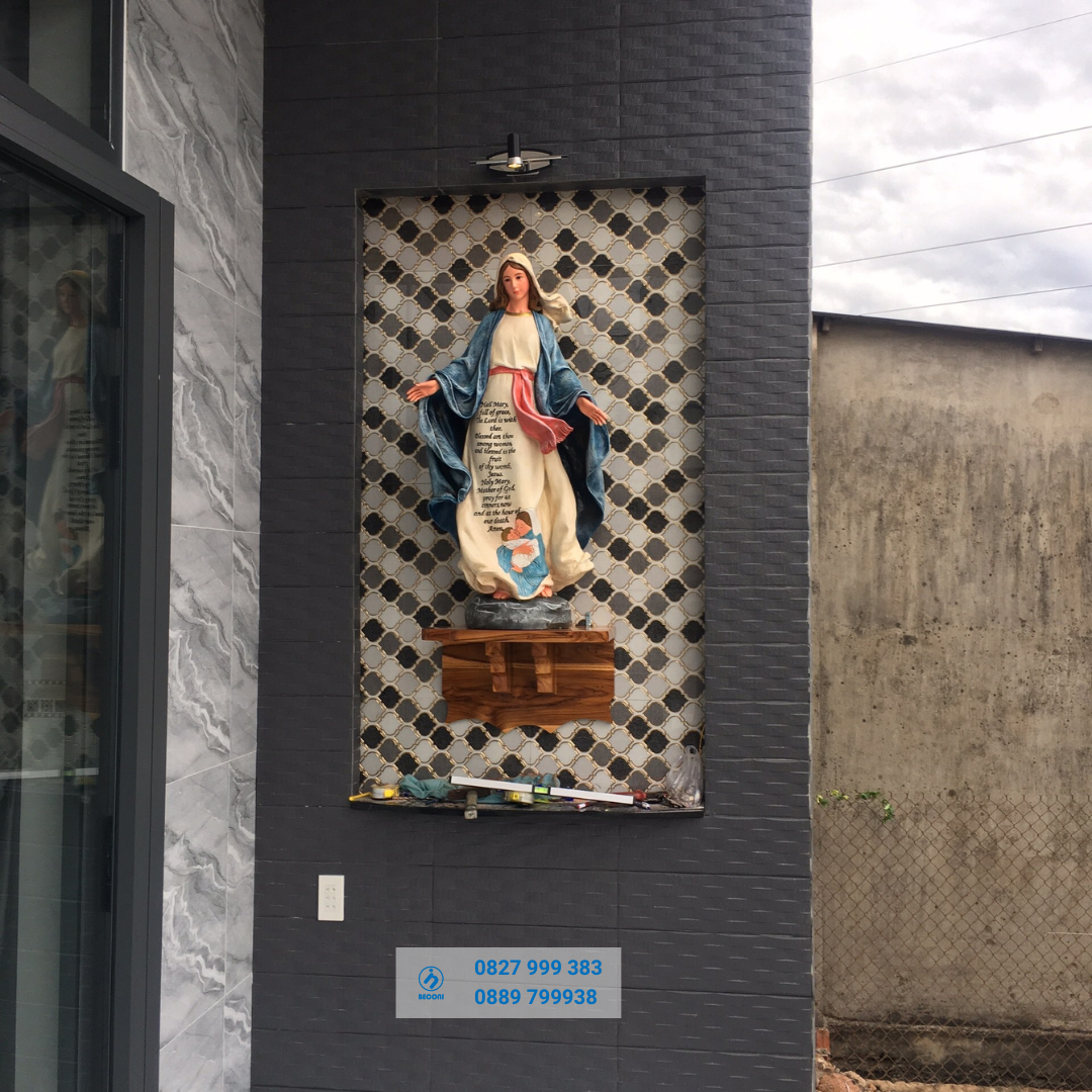 Tượng Đức Mẹ Xin Vâng cao 1 mét tại Gia Kiệm Đồng Nai