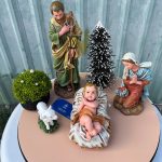 Bộ tượng Giáng Sinh Bộ tượng Giáng Sinh nhập khẩu tượng chúa giáng sinh bộ tượng noel tượng chúa giesu đức mẹ giuse cừu bò lừa thiên thần mục đồng đẹp giá rẻ BECONI