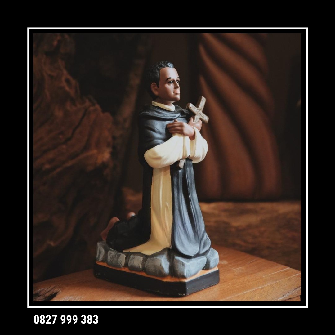 Tượng Thánh Martino quỳ cao 10 cm