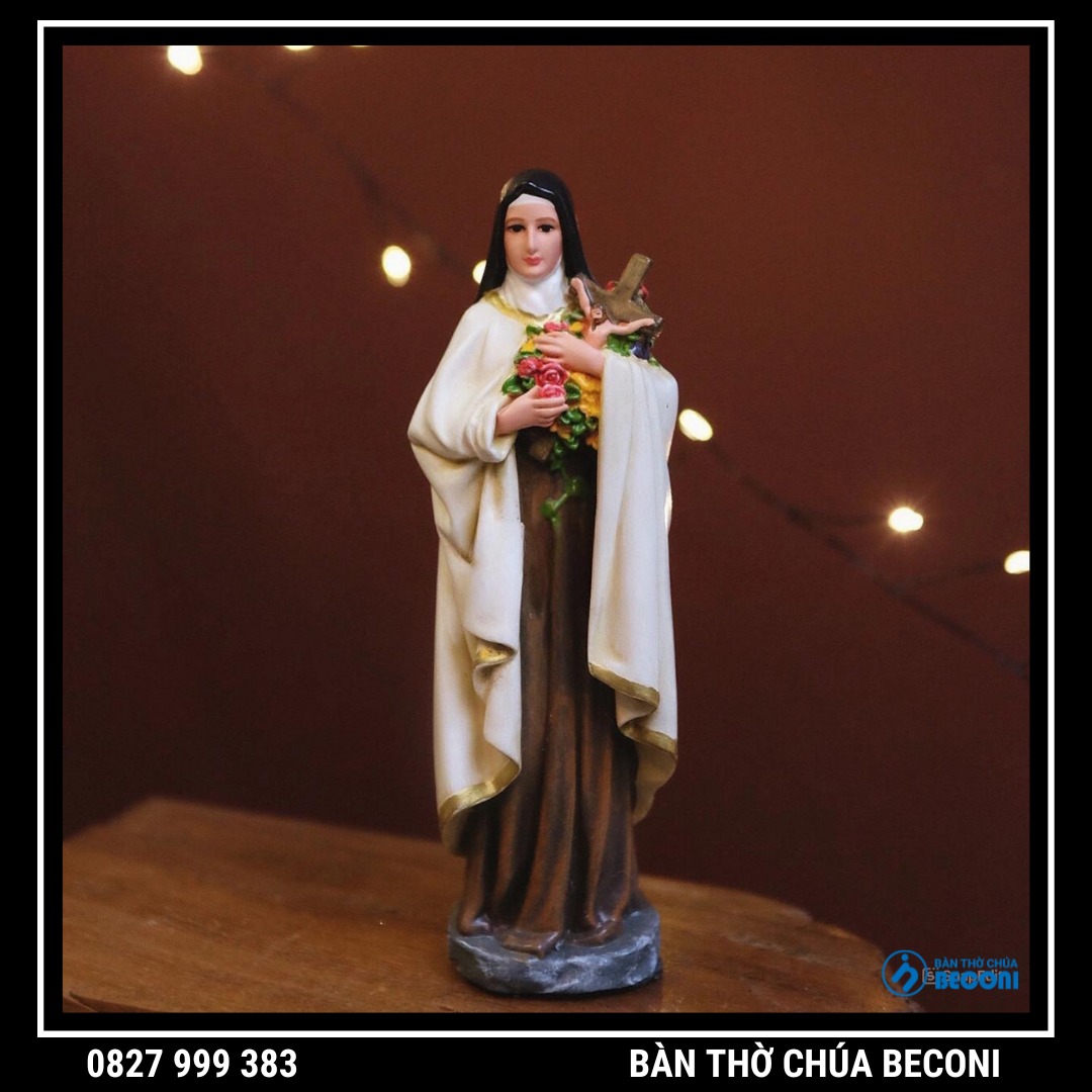 Tượng Thánh Nữ Teresa cao 15 cm đặt trên xe hơi