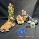 bộ tượng giáng sinh tượng chúa giáng sinh - tượng noel - mini 20 30 40 60 120 cm
