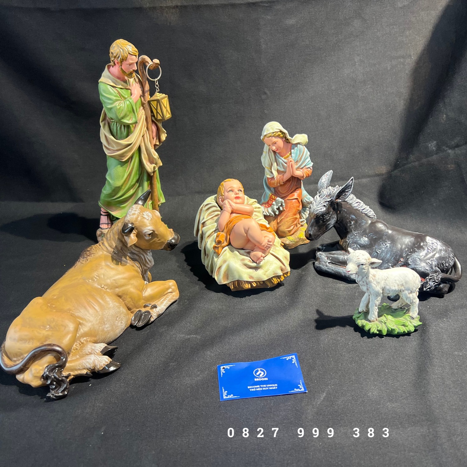 Bộ Tượng Giáng Sinh ( Noel) Mini cao 30 cm gồm 6 tượng