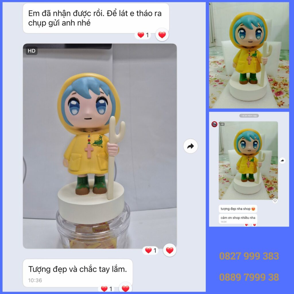 tượng luce tượng linh vật luce mini- linh vật tòa thánh vatican 2025 - linh vật năm thánh 2025