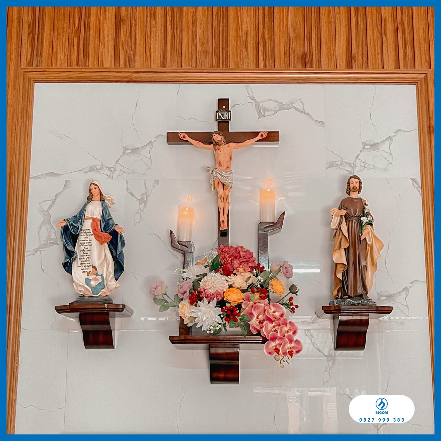 Ở Cần Thơ, Mua Bàn Thờ Chúa và Tượng Công Giáo ở đâu đẹp, uy tín, chất lượng (Cần Thơ mới)