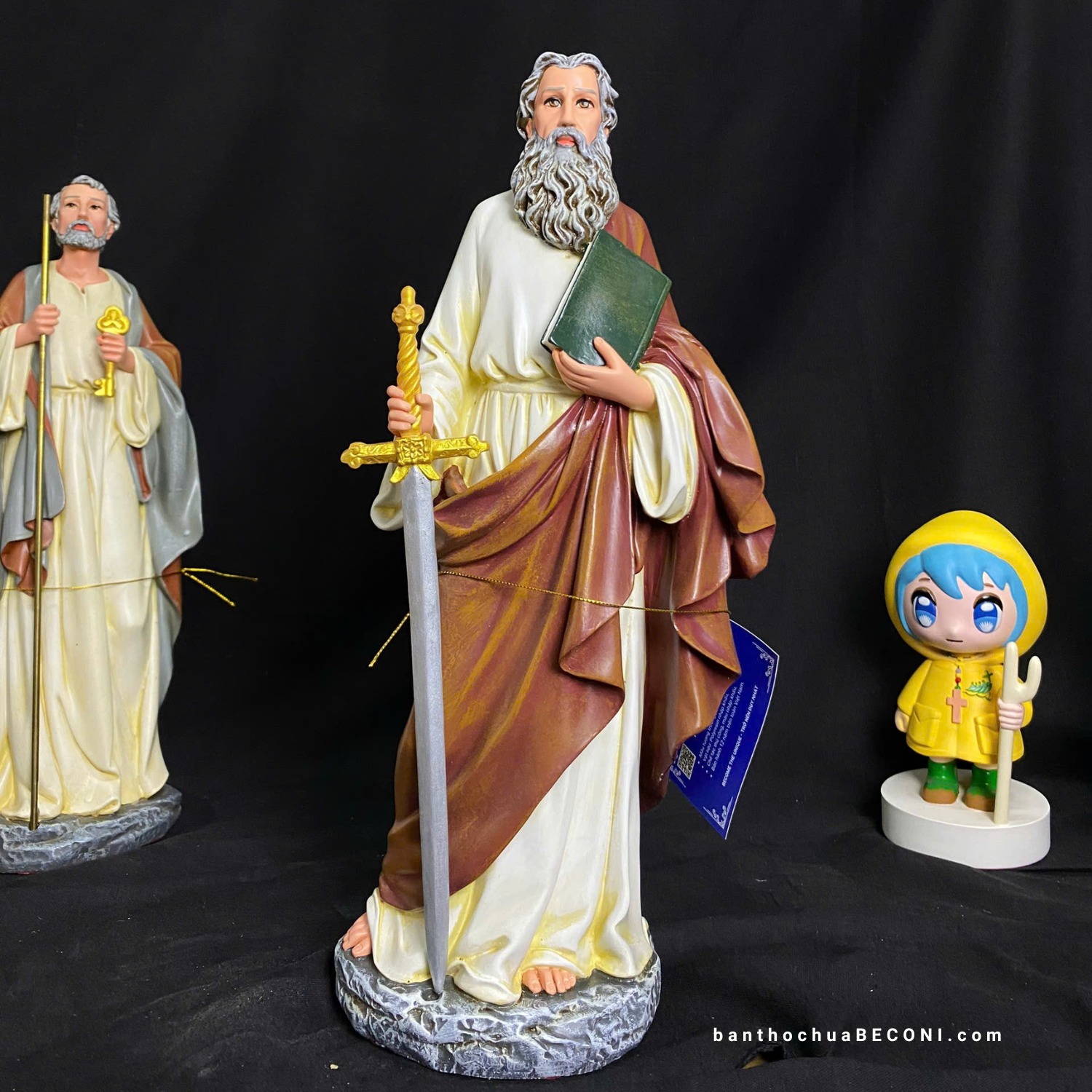 Tượng Thánh Phao-lô cao 40 cm