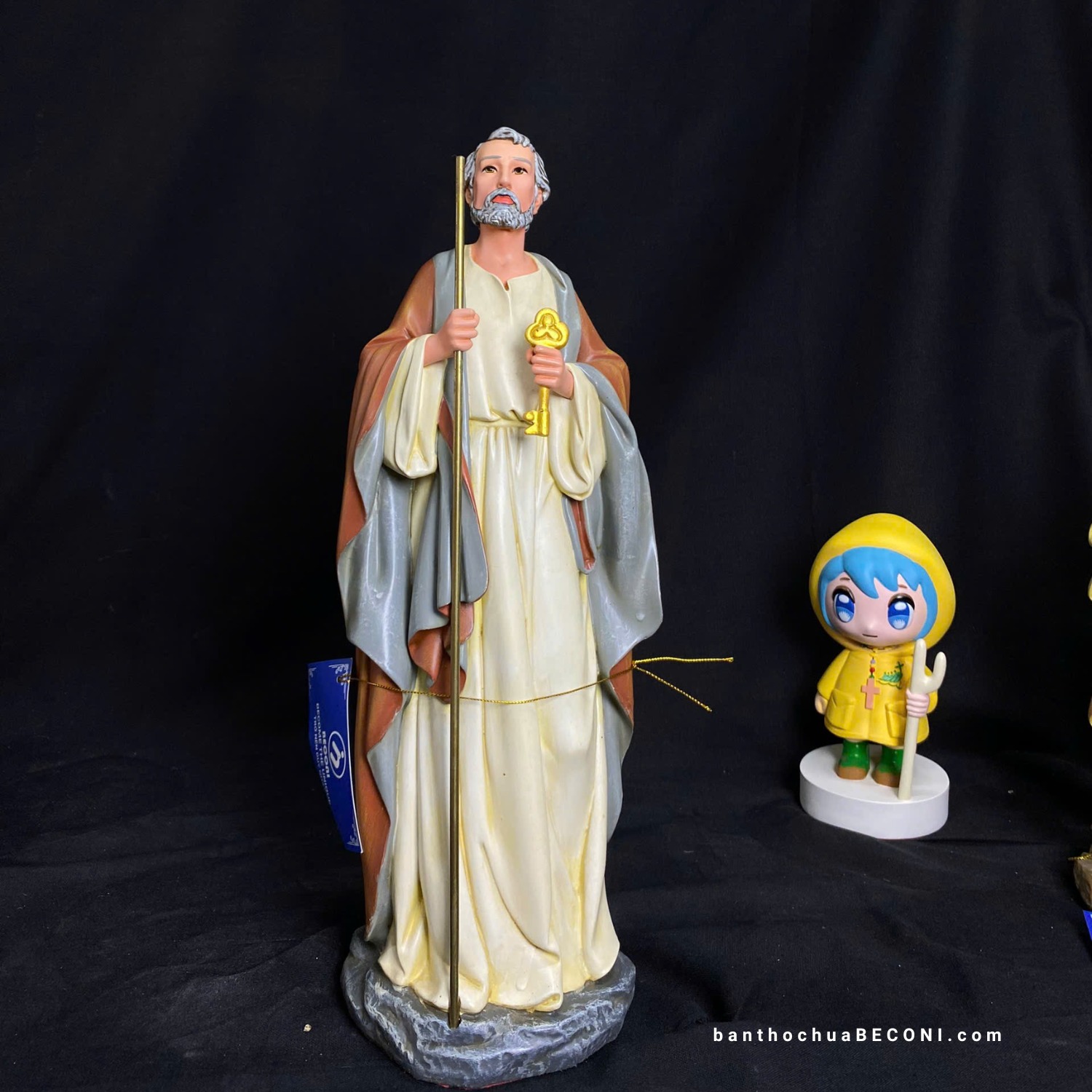 Tượng Thánh Phê-rô cao 40 cm