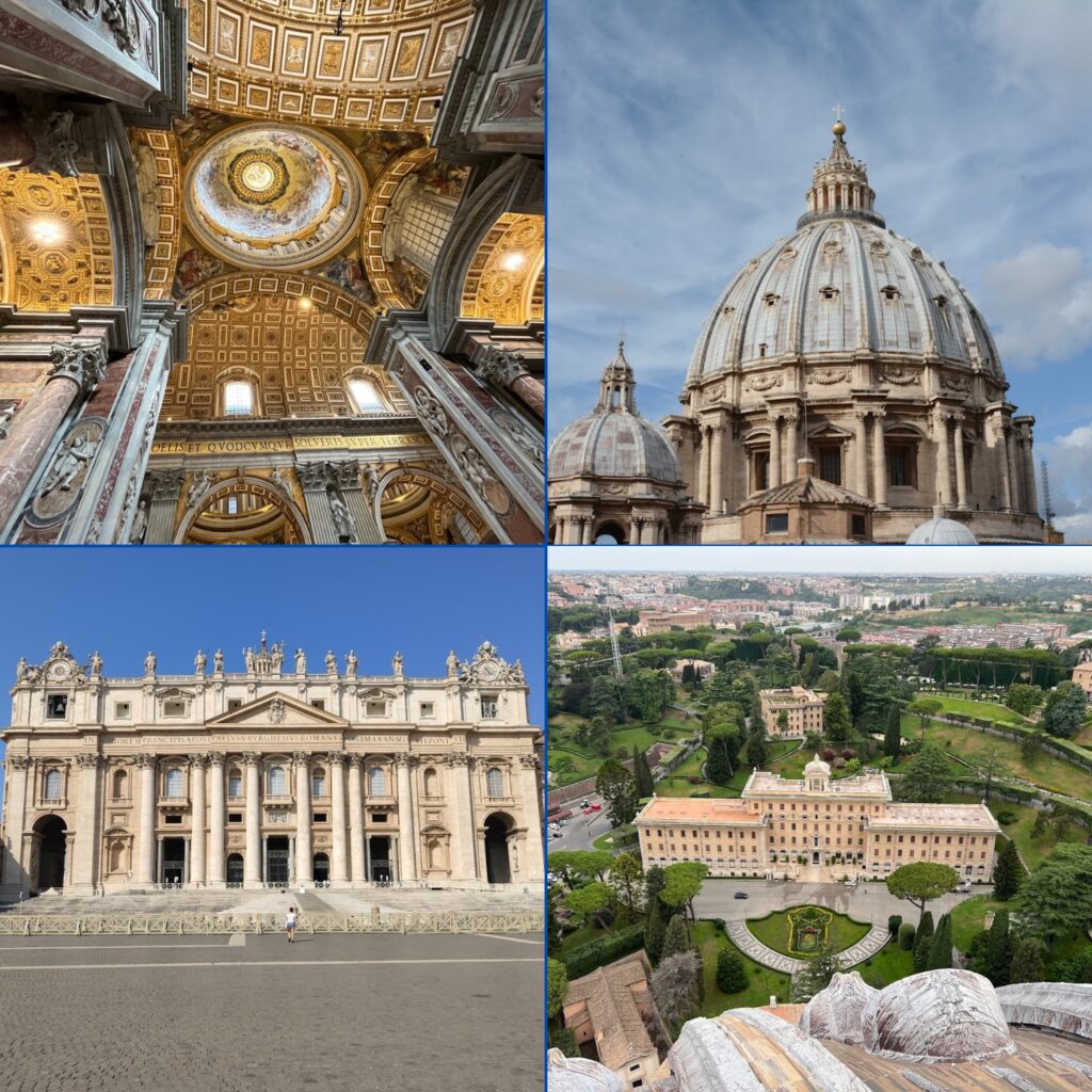 Vương cung thánh đường Thánh Phêrô- Basilica Sancti Petri-ở giữa lòng Vatican City là Nhà Thờ Công Giáo lớn nhất thế giới