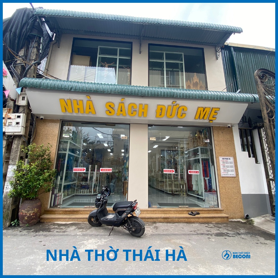 Nhà sách Đức Mẹ Hằng Cứu Giúp tại Nhà Thờ Thái Hà – Hà Nội