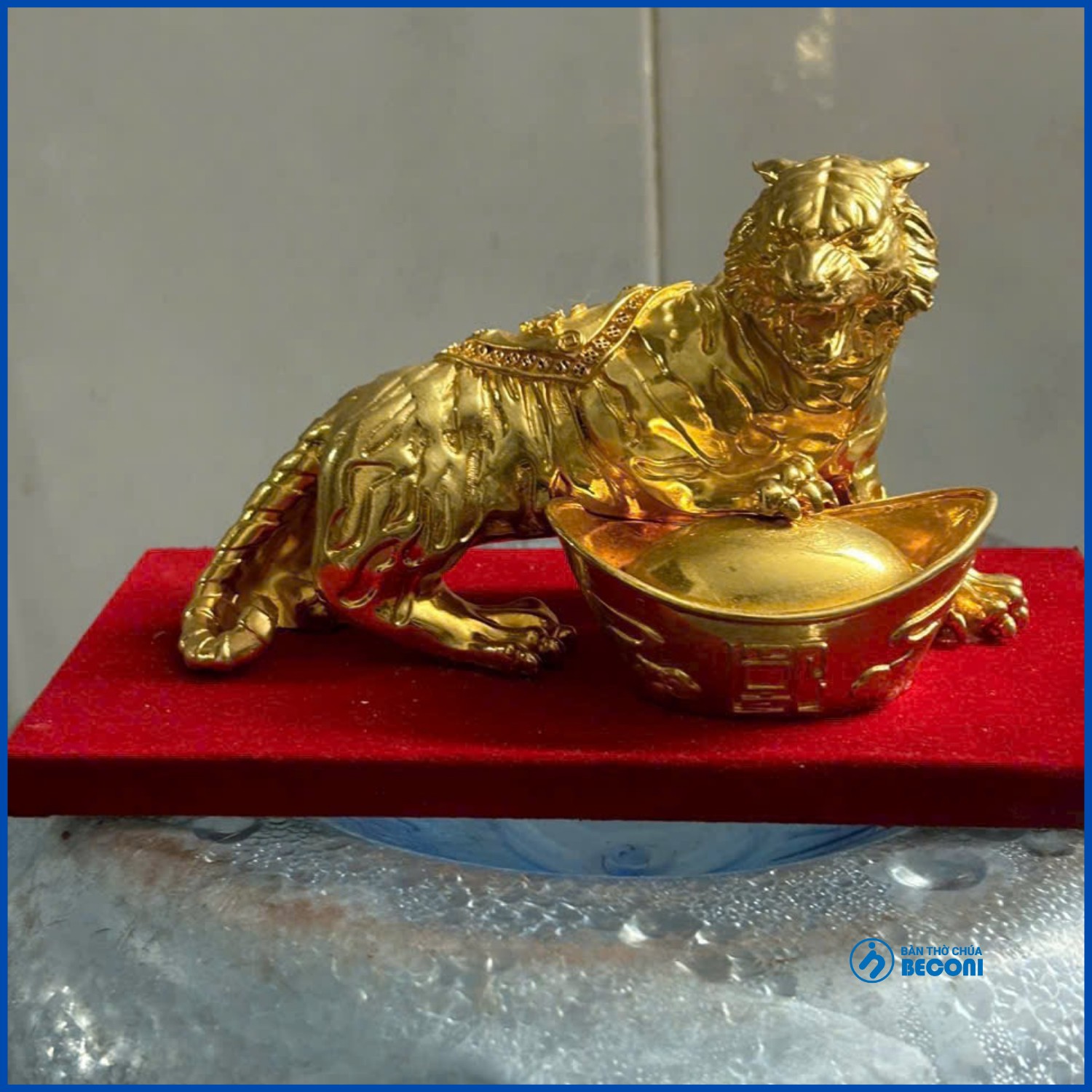 Tượng Hổ bằng Đồng Thau nguyên khối