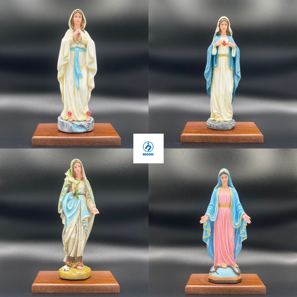 Mini Catholic Statue Gift – Handcrafted Polyresin Religious Figurine
