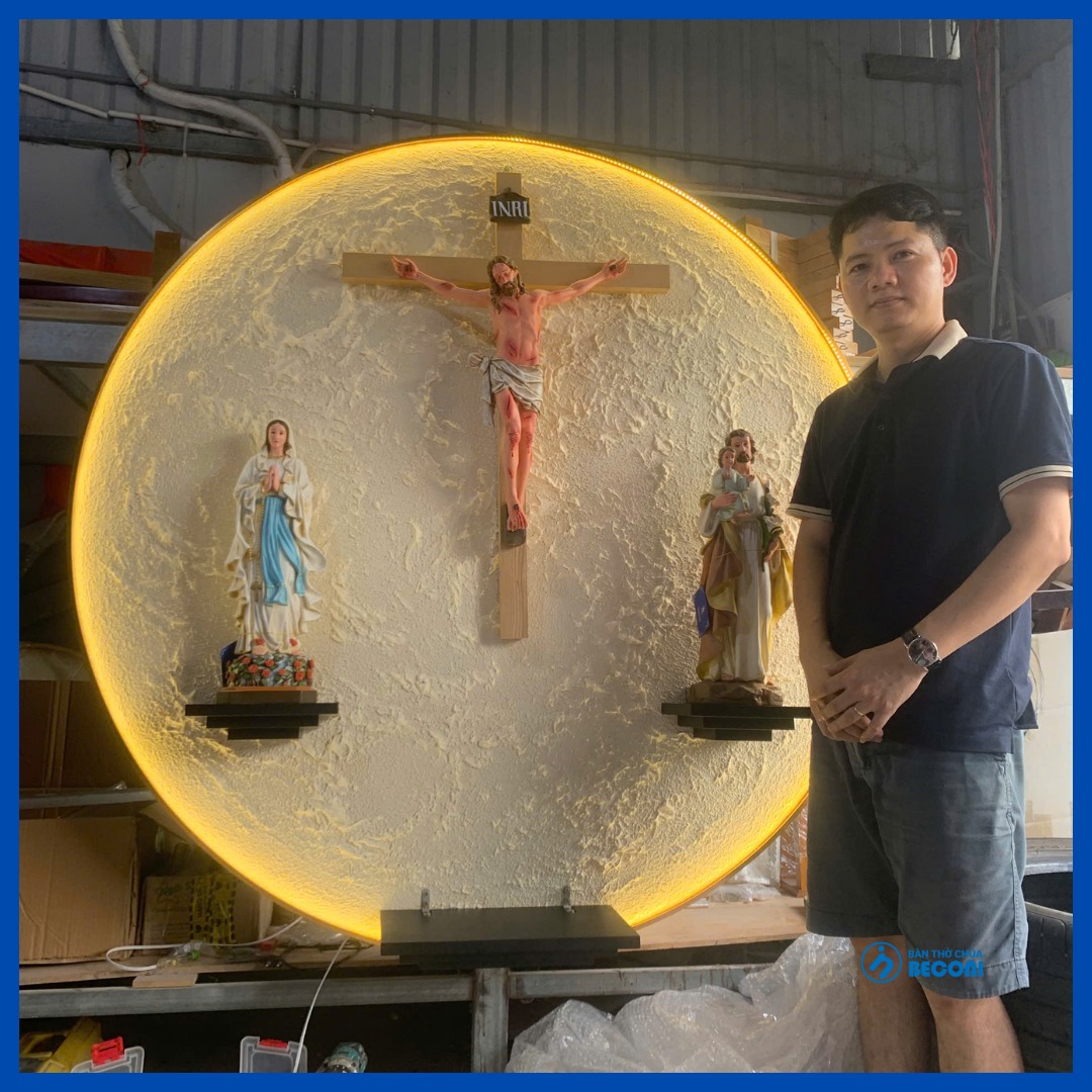 Bàn Thờ Chúa đường kính 1m5