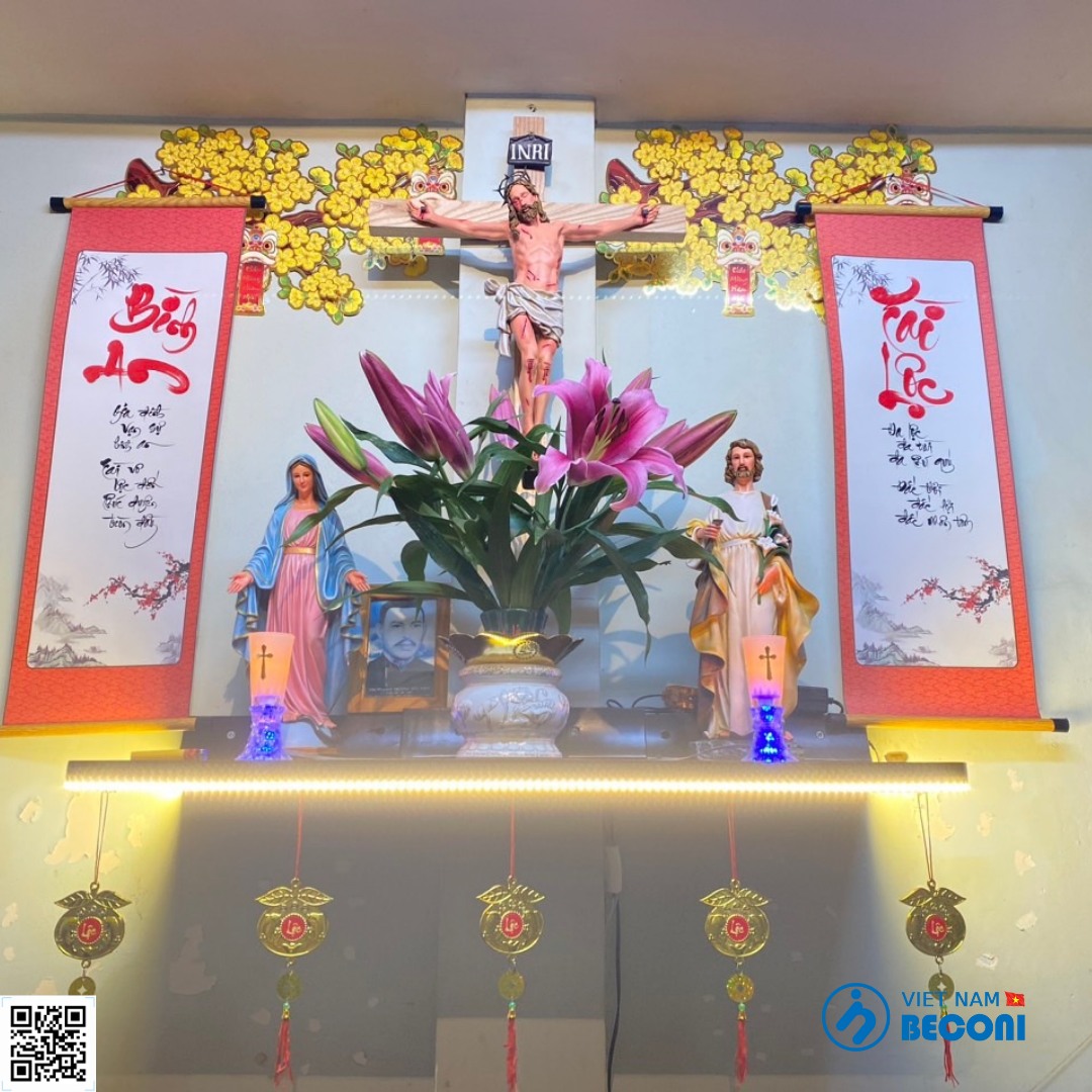 Bàn Thờ Công Giáo tượng 4 tấc tại Bình Thạnh, TpHCM
