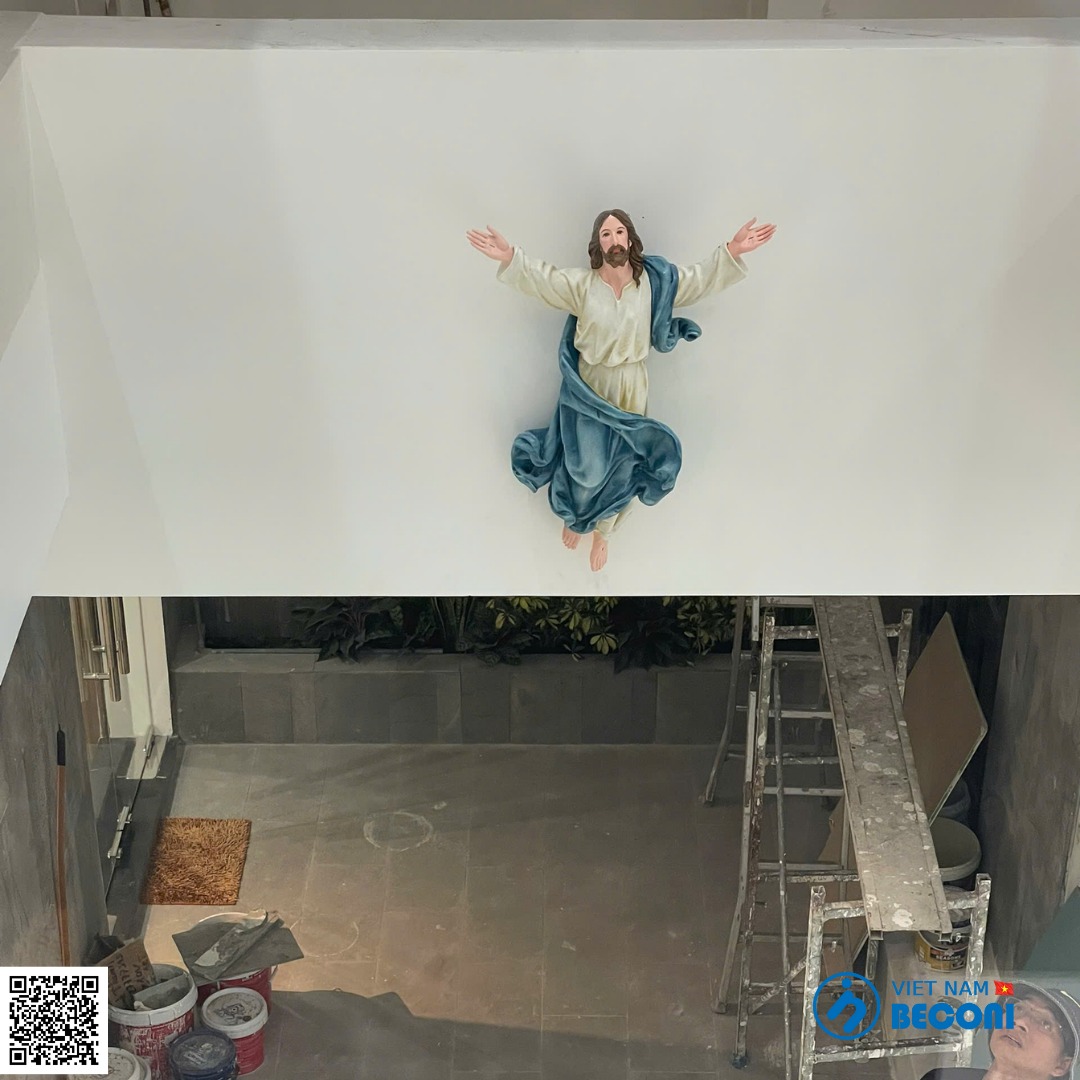 Tượng Chúa Khải Hoàn 80 cm (Thăng Thiên - không thánh giá)