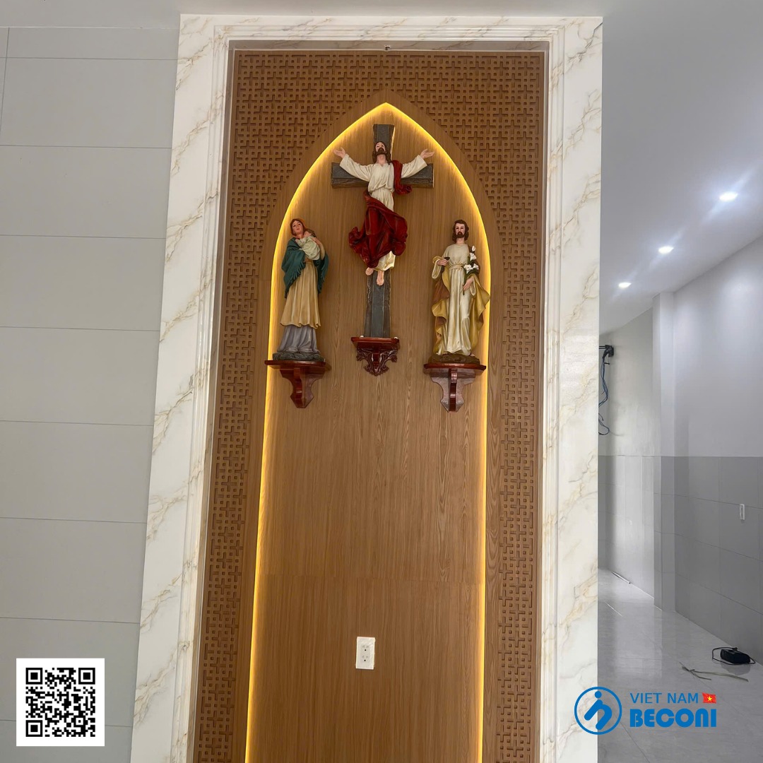 Thi công Bàn Thờ Công Giáo bằng gỗ theo yêu cầu HCM và lân cận